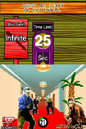 Point Blank DS (USA) screen shot game playing